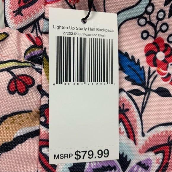 Vera Bradley Lighten Up Study Hall Backpack - Picture 3 of 3